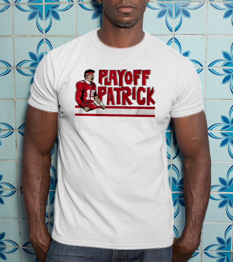 Playoff Patrick Mahomes Kansas City Chiefs Football Icon Graphic T-Shirt