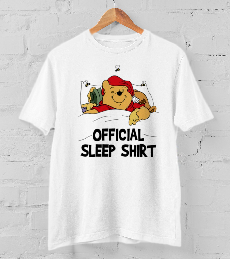 Pooh Pajama Sleep Emoji ZZZ Hunny Dreams T-Shirt