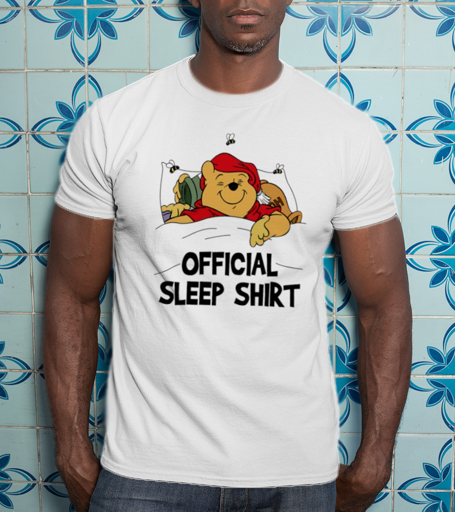 Pooh Pajama Sleep Emoji ZZZ Hunny Dreams T-Shirt