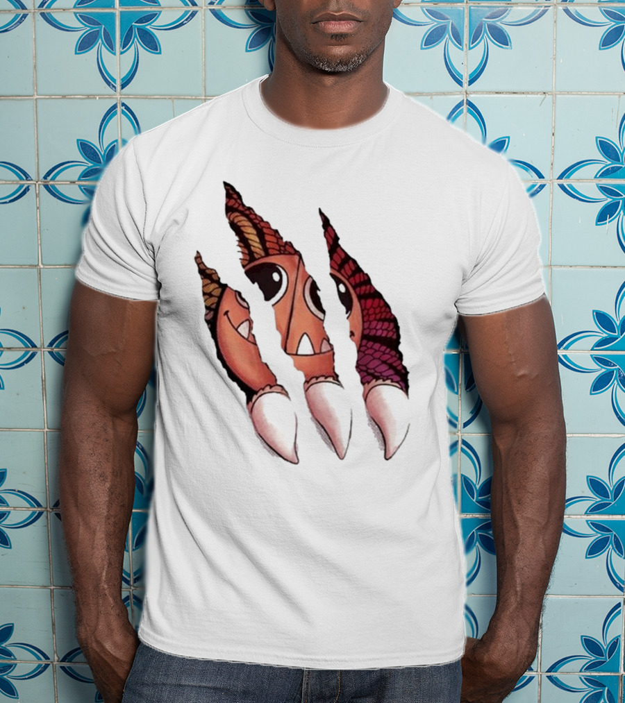 Poppy Playtime Yarnaby Claw Scratch Monster Teeth Eyes T-Shirt