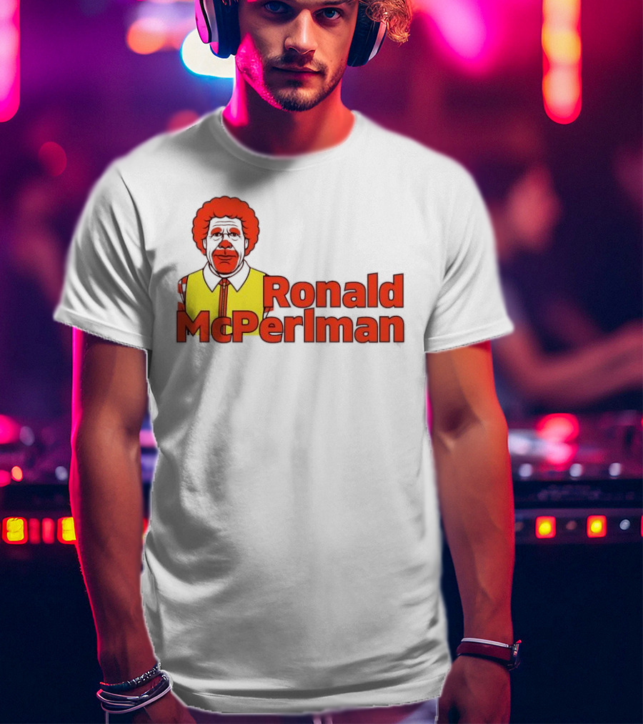 Ronald McPerlman McDonalds And Ron Perlman Crossover T-Shirt