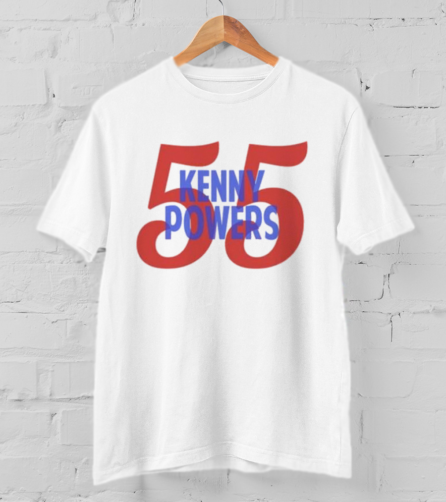 Kenny Powers 55 Bold Number Design T-Shirt