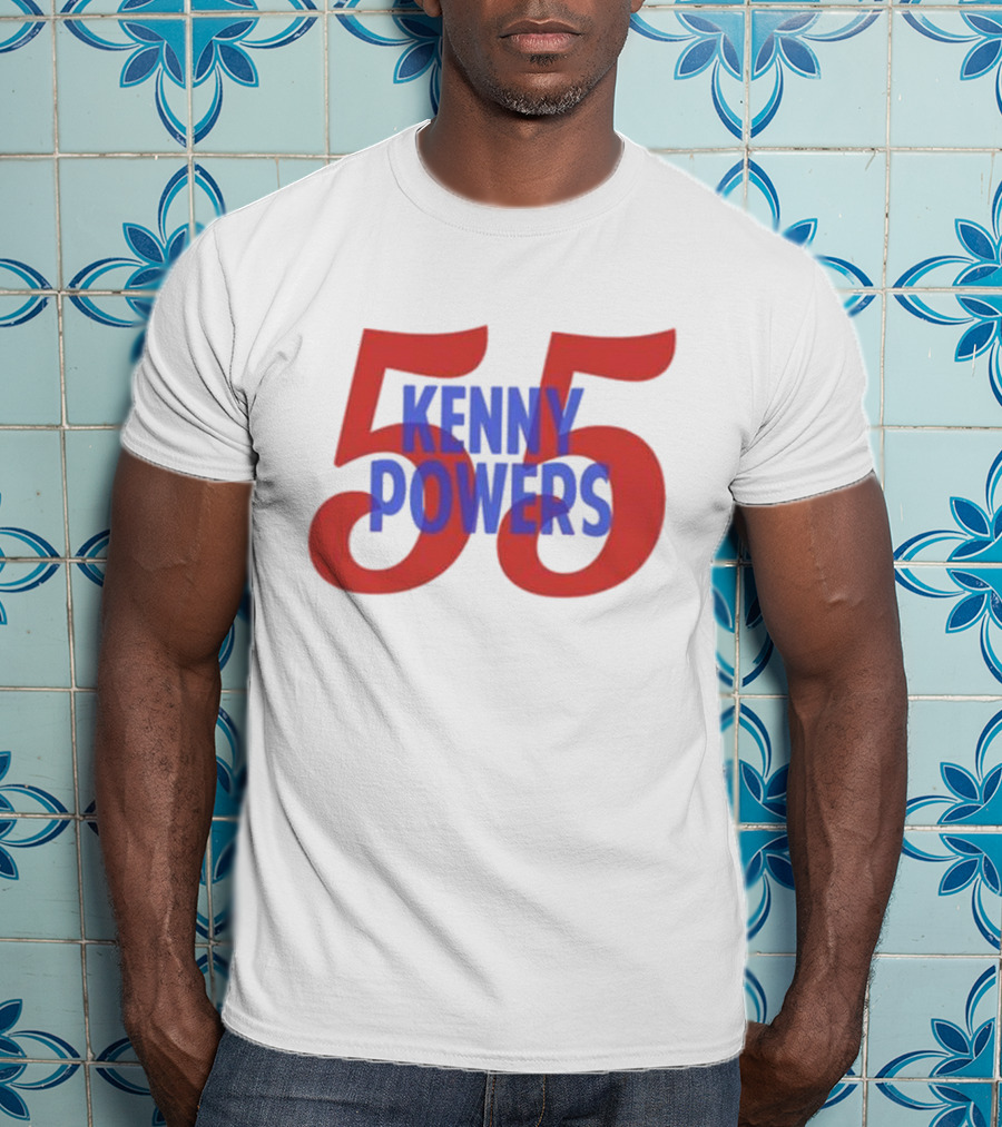 Kenny Powers 55 Bold Number Design T-Shirt