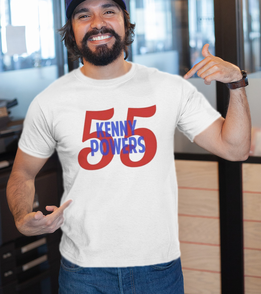 Kenny Powers 55 Bold Number Design T-Shirt