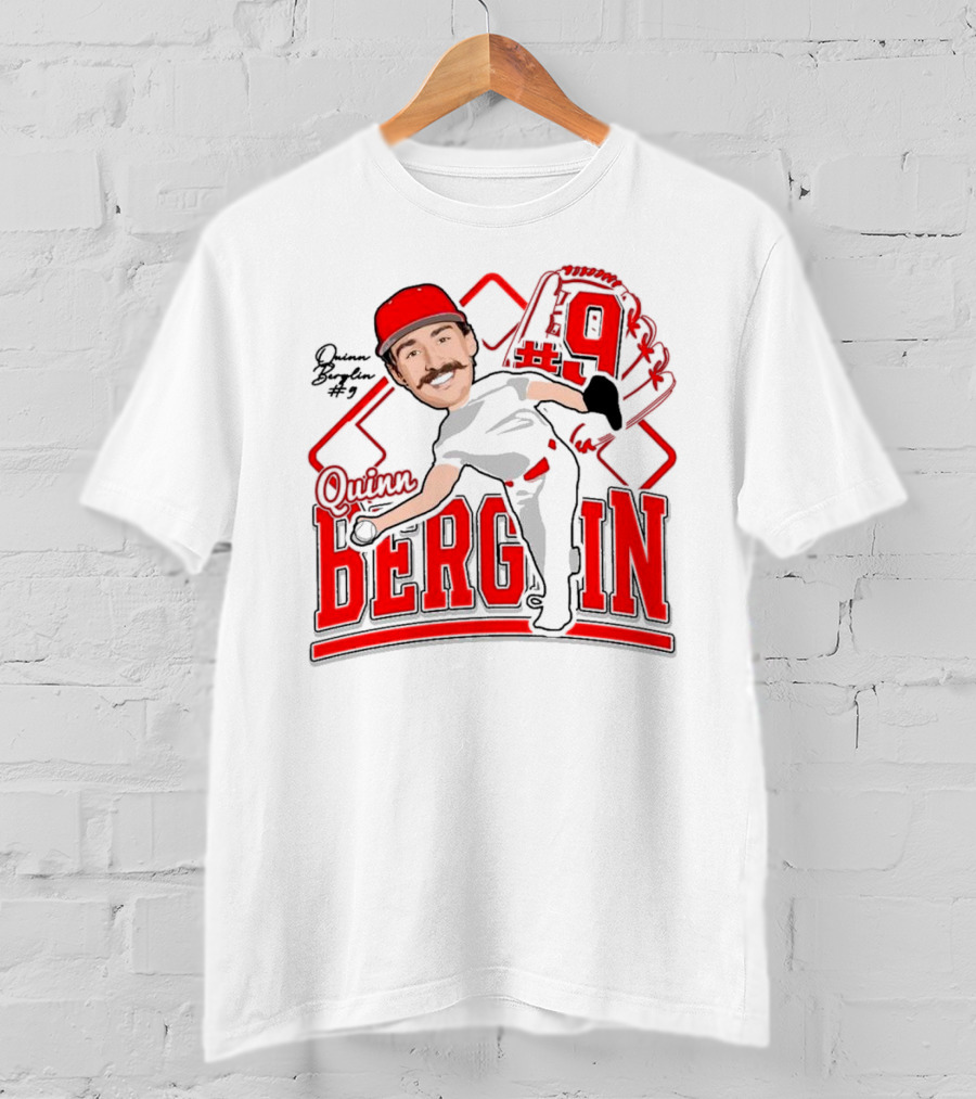 Quinn Berglin Baseball 2025 Glove Number 9 T-Shirt