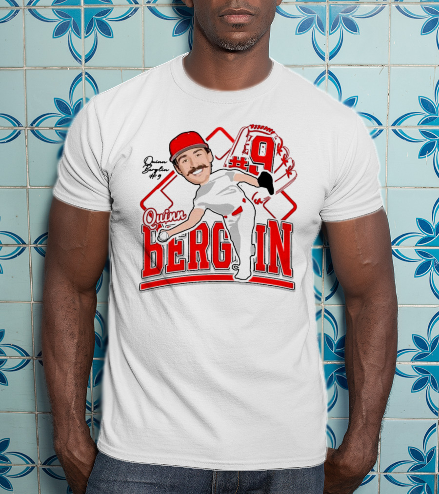 Quinn Berglin Baseball 2025 Glove Number 9 T-Shirt