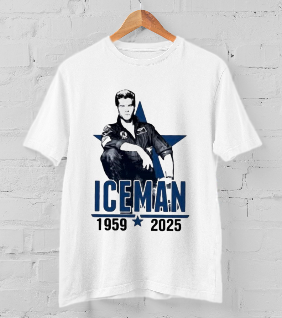 Val Kilmer 1959-2025 Iceman Top Gun T-Shirt