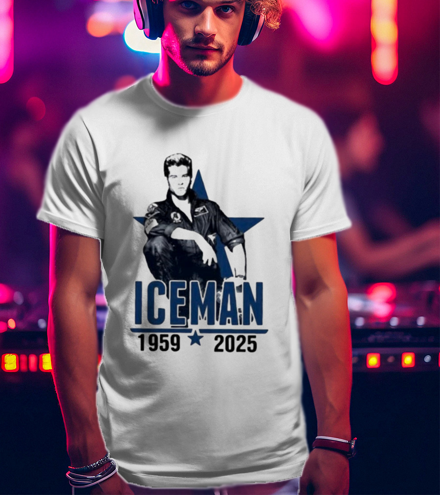 Val Kilmer 1959-2025 Iceman Top Gun T-Shirt