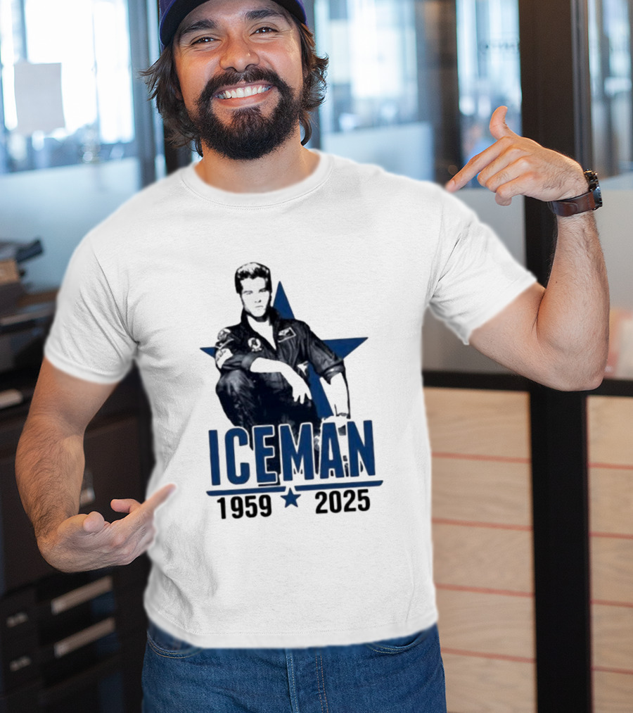 Val Kilmer 1959-2025 Iceman Top Gun T-Shirt