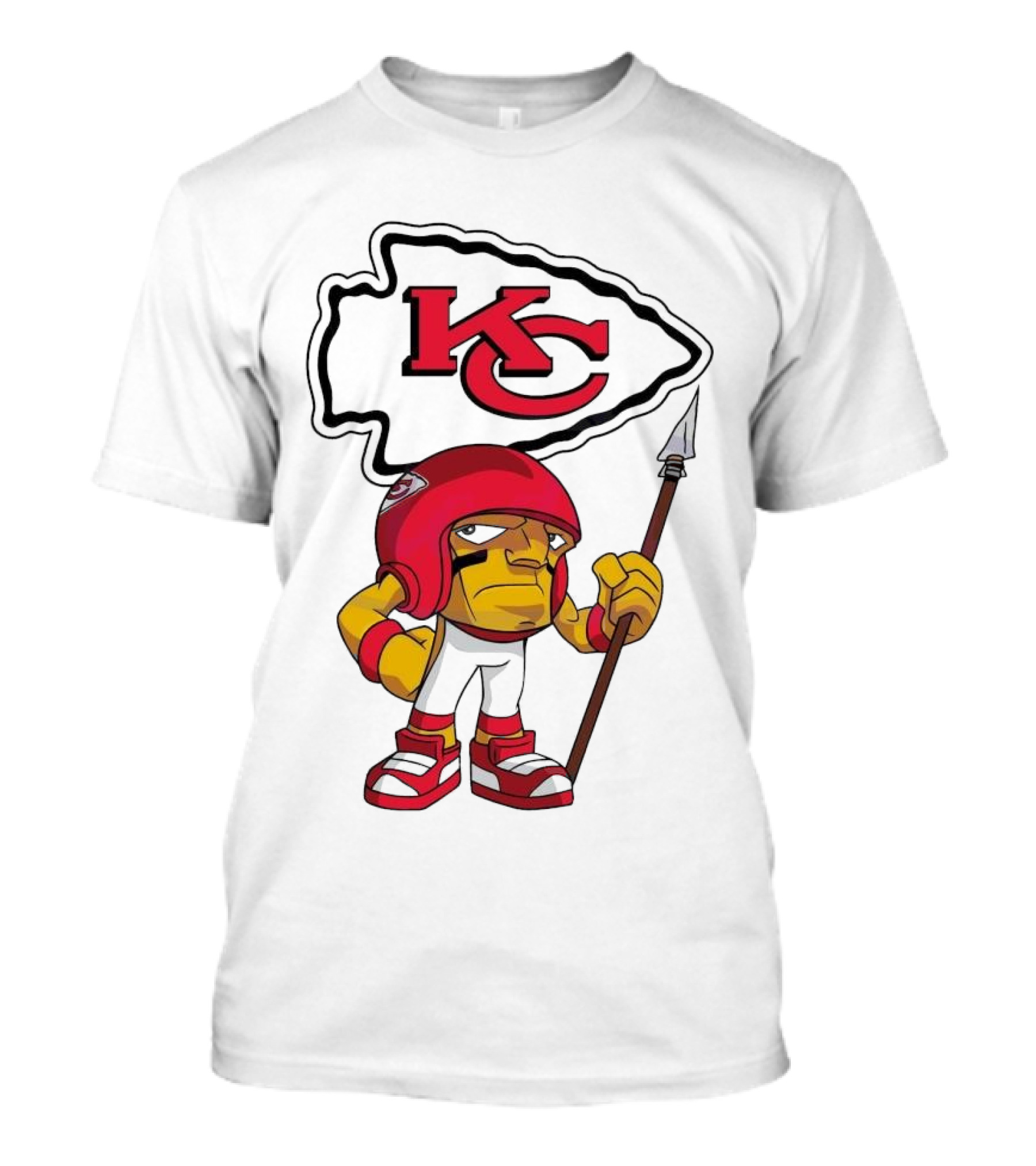Rush Zone Kansas City Chiefs NFL Character KC Logo 2025 T-Shirt