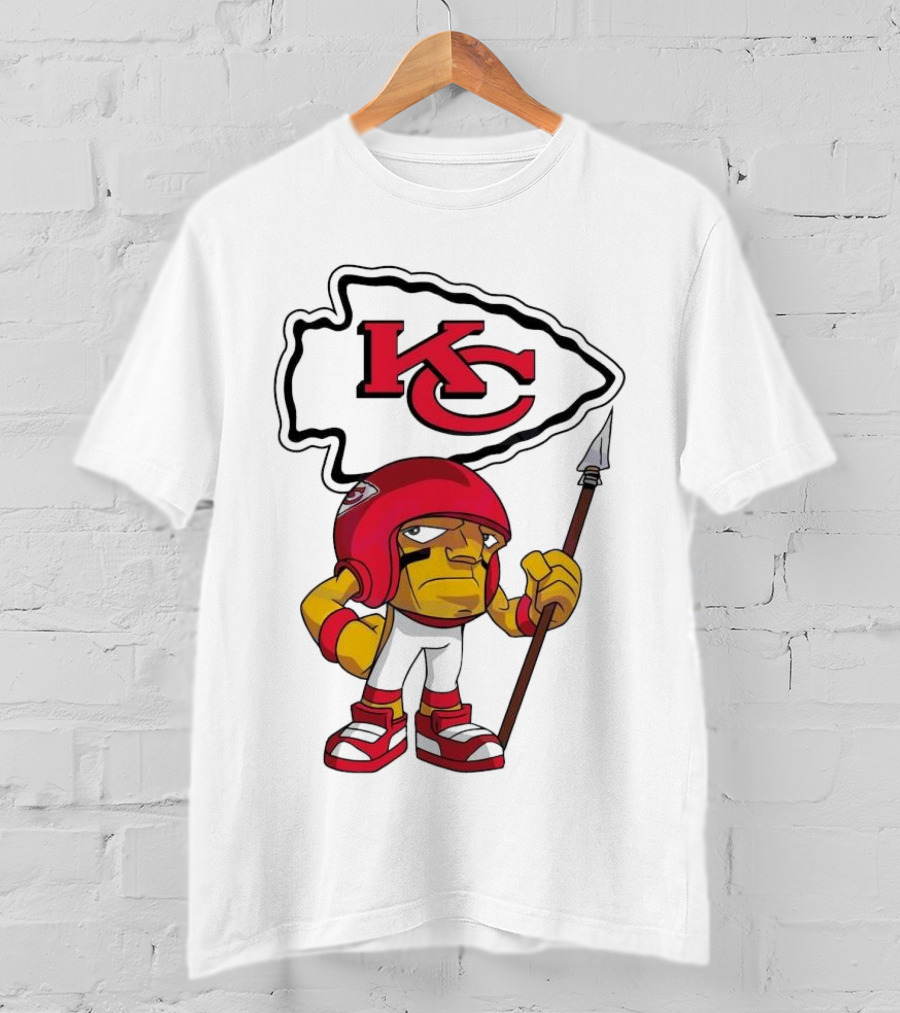 Rush Zone Kansas City Chiefs NFL Character KC Logo 2025 T-Shirt