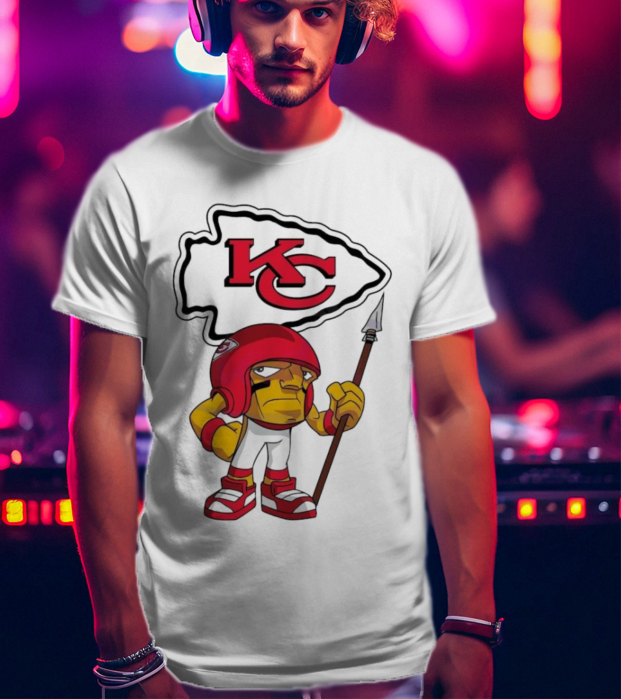 Rush Zone Kansas City Chiefs NFL Character KC Logo 2025 T-Shirt