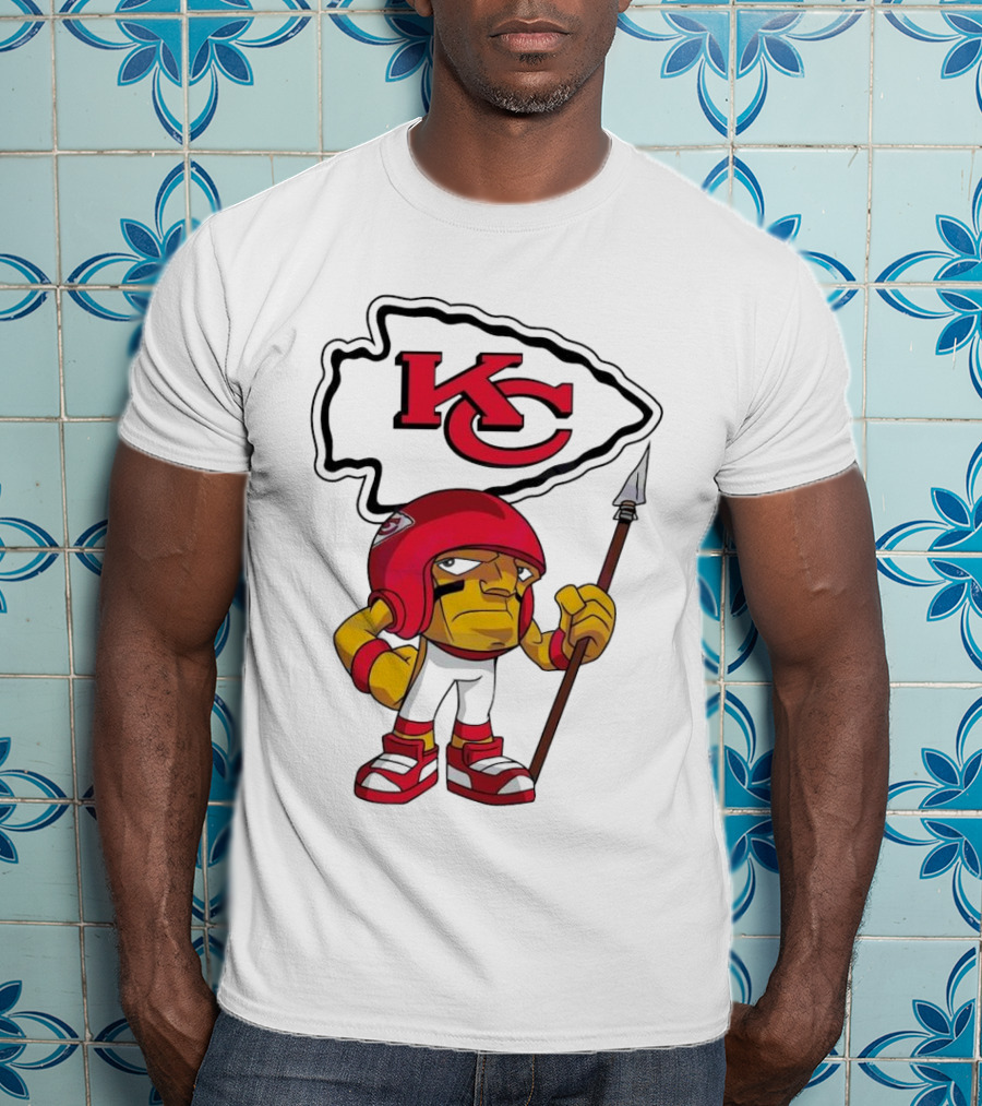 Rush Zone Kansas City Chiefs NFL Character KC Logo 2025 T-Shirt