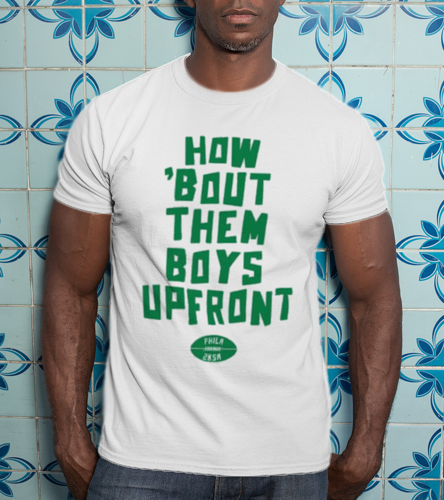 Saquon Barkley 2KSA How 'Bout Them Boys Upfront Football T-Shirt