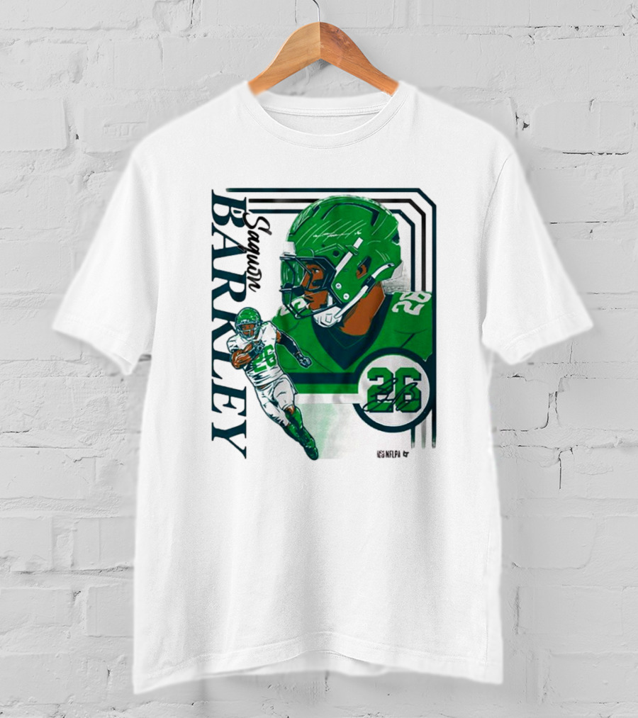 Barkley 26 NFL Philadelphia Eagles Signature Collage T-Shirt