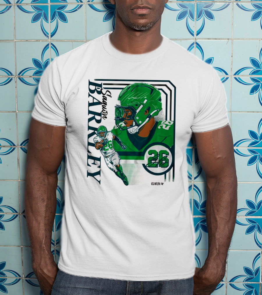 Barkley 26 NFL Philadelphia Eagles Signature Collage T-Shirt