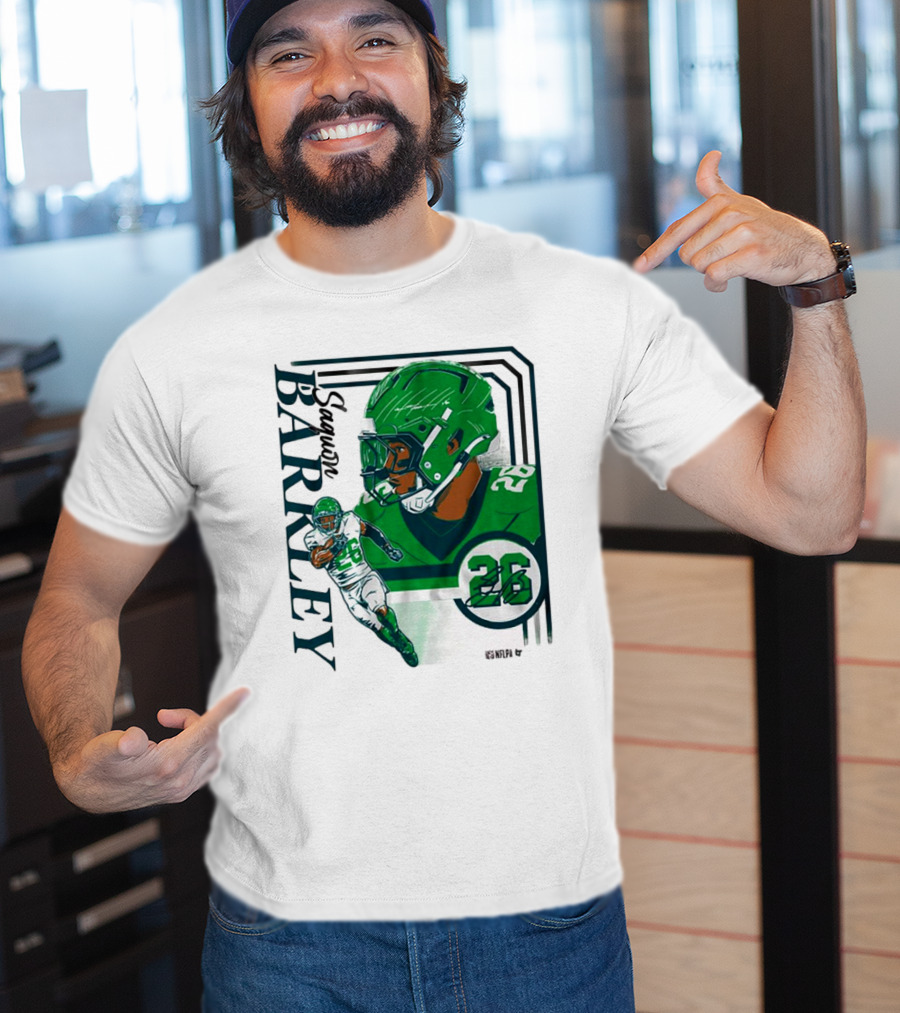 Barkley 26 NFL Philadelphia Eagles Signature Collage T-Shirt