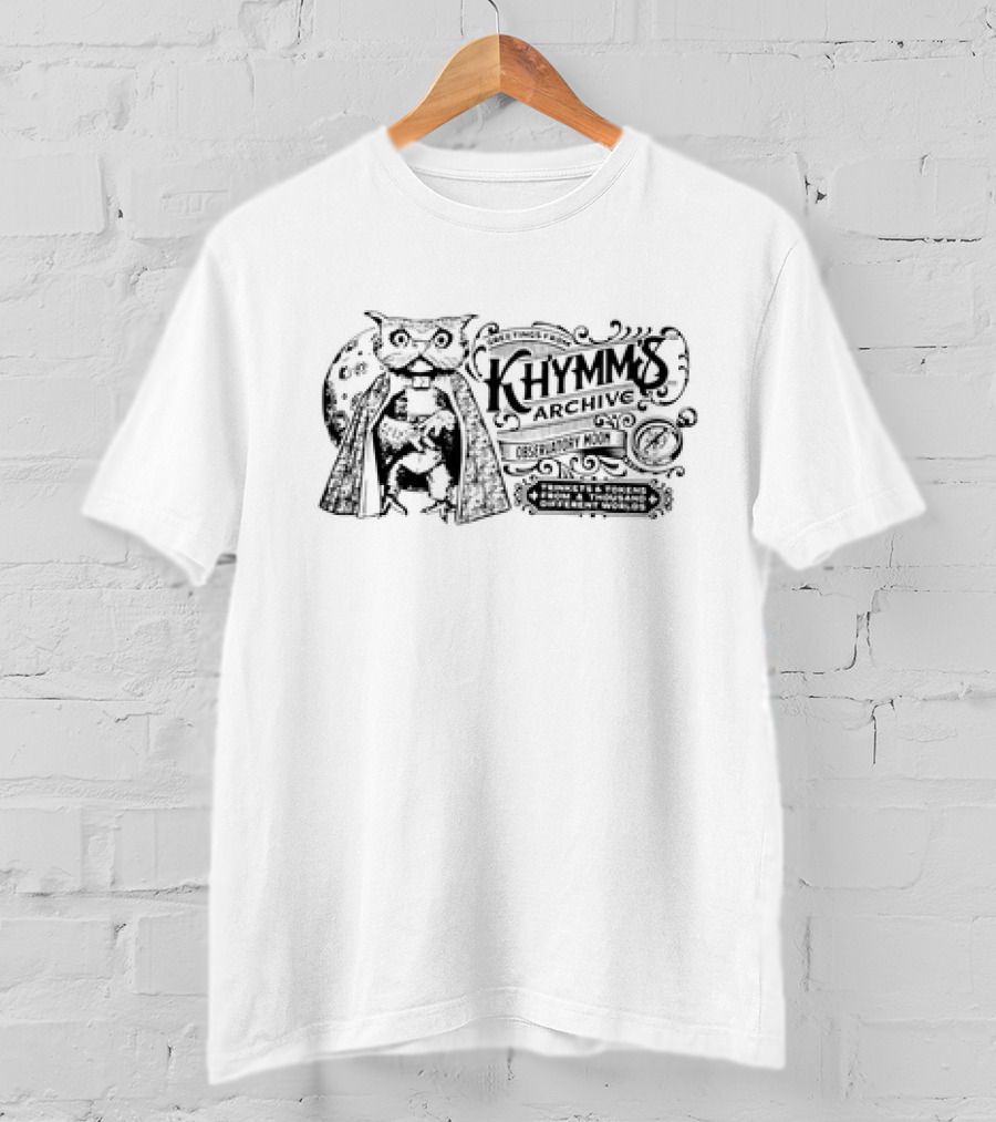 Greetings From Kh’ymm’s Skeleton Crew Archive Observatory Moon T-Shirt