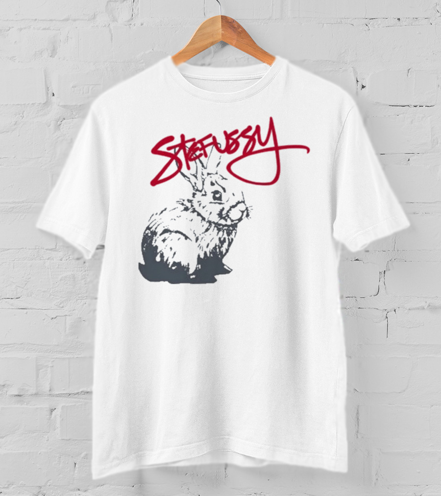 Stefussy Bunny Stussy Graphic T-Shirt