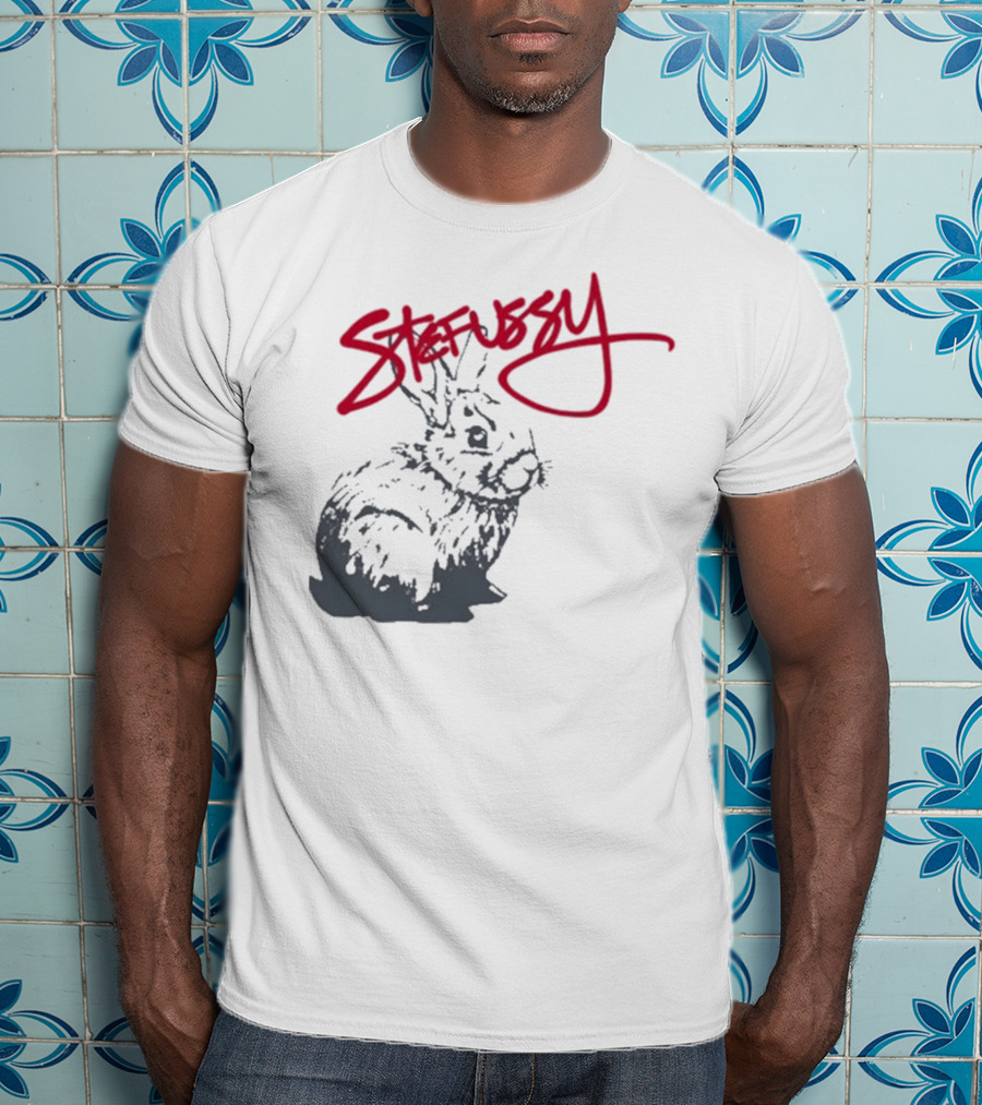 Stefussy Bunny Stussy Graphic T-Shirt