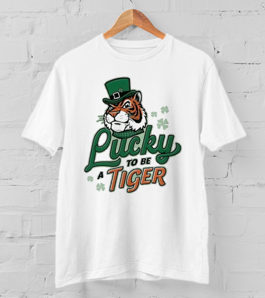 Lucky To Be A Tiger St. Patty Banks Theme T-Shirt