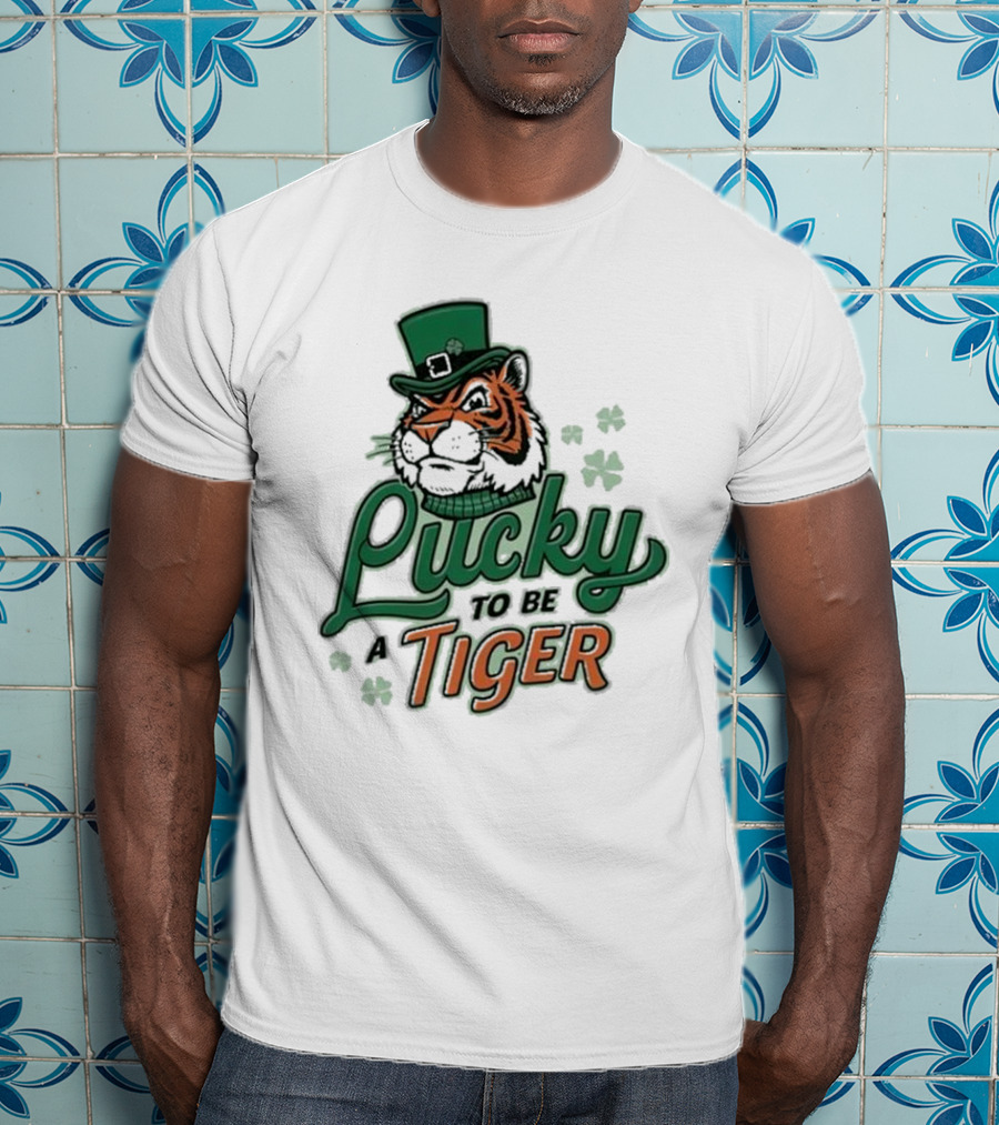 Lucky To Be A Tiger St. Patty Banks Theme T-Shirt