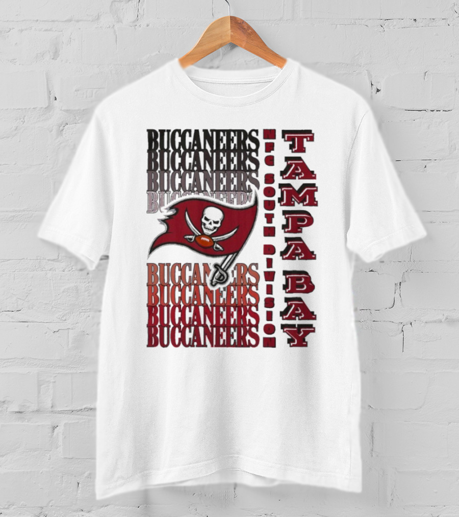 Buccaneers NFC South Division Tampa Bay Football Fan Gear T-Shirt