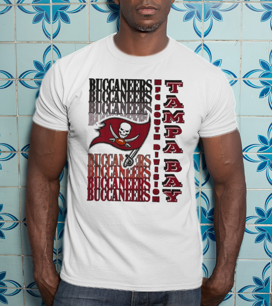 Buccaneers NFC South Division Tampa Bay Football Fan Gear T-Shirt
