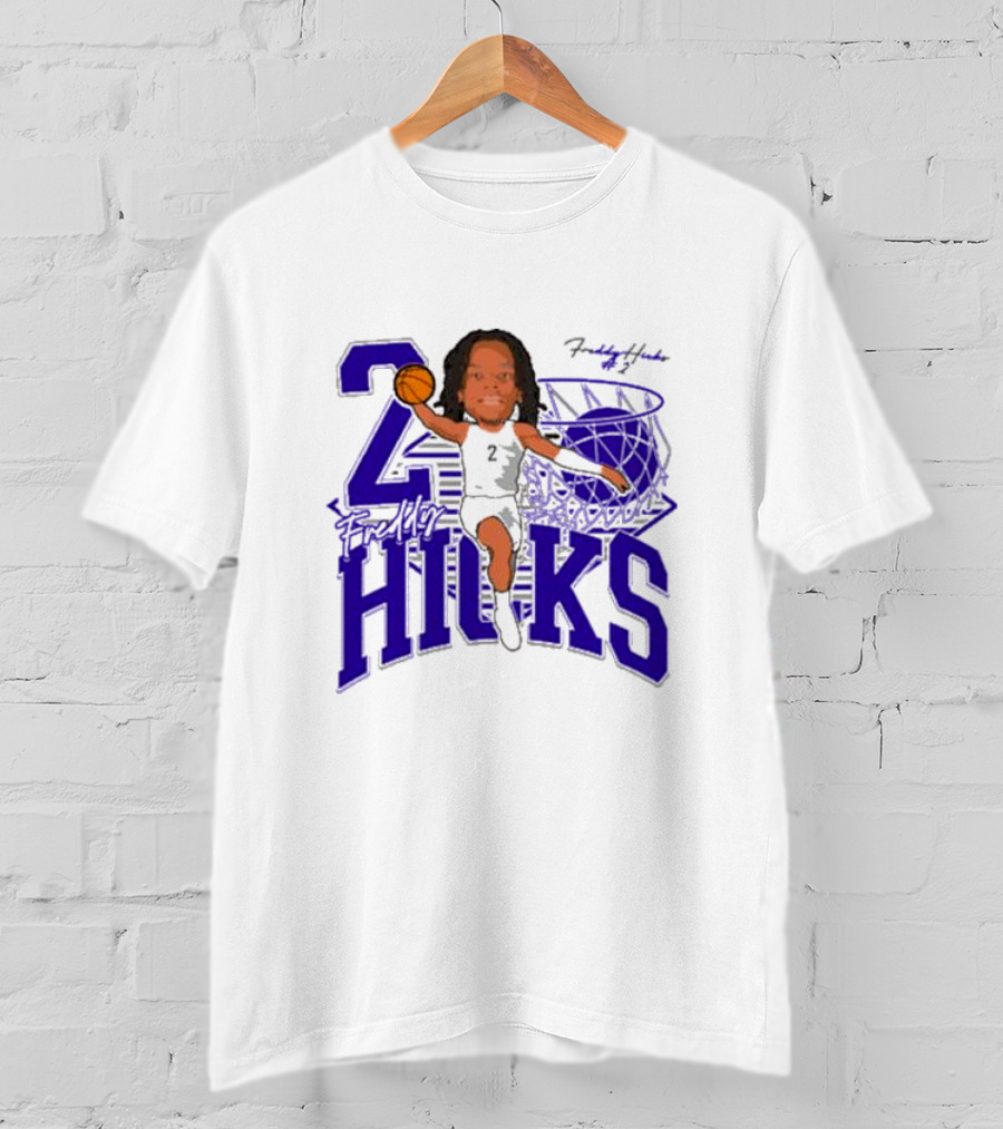 Freddy Hicks Tarleton State Basketball Number 20 T-Shirt