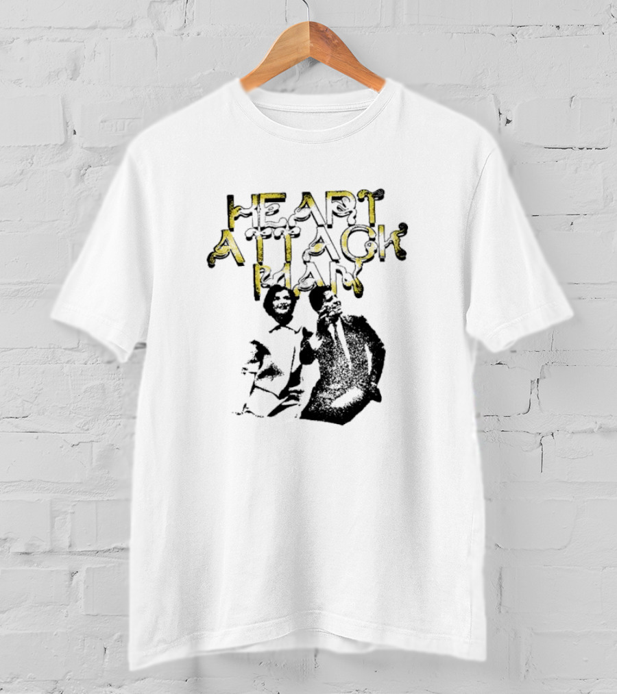 The Kennedys Heart Attack Man Sketched Character And Text T-Shirt
