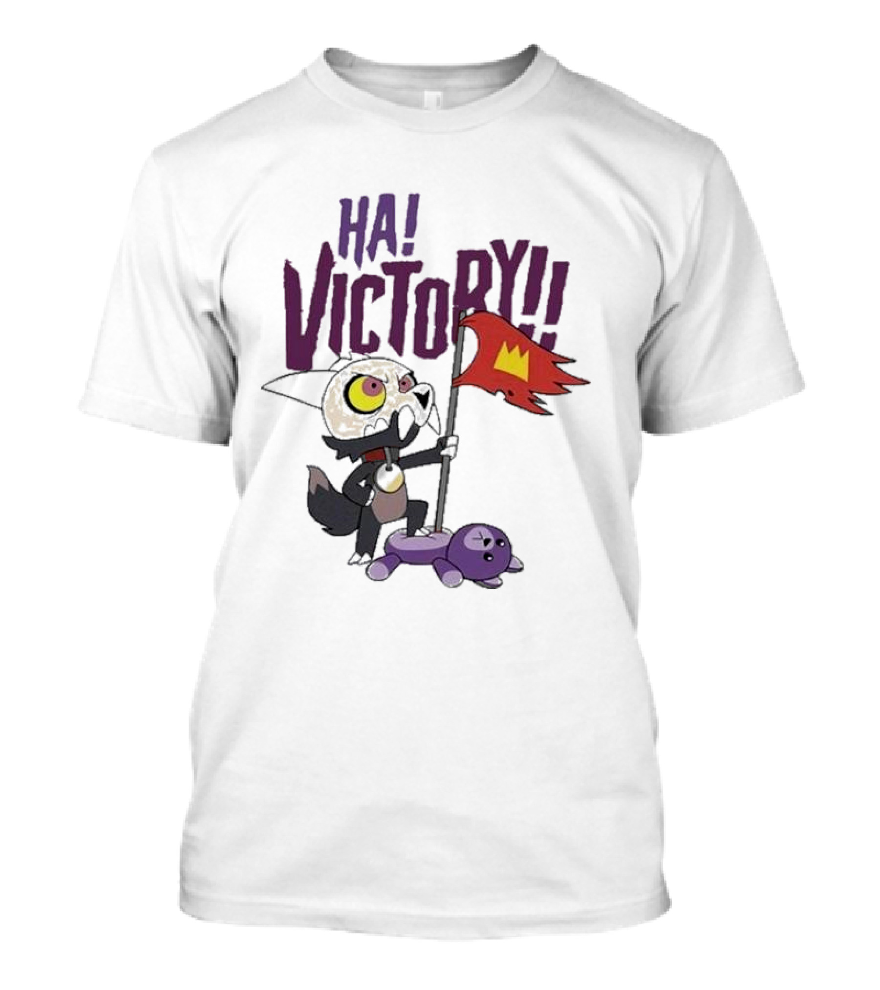 The Owl House Ha Victory King Character And Plush Toy Scene T-Shirt