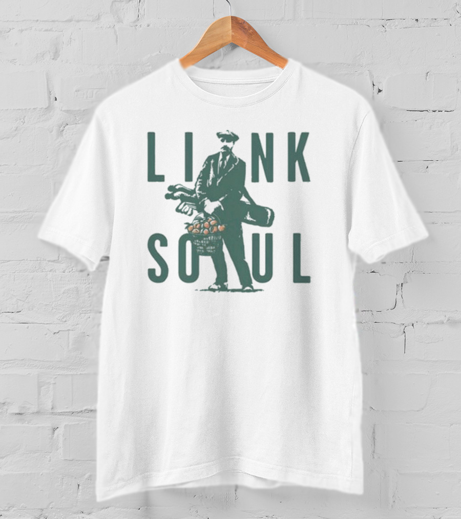 Link Soul Practice Makes Peaches Golfer With Golf Clubs And Peaches T-Shirt