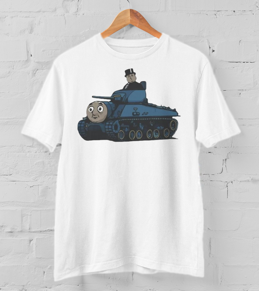 Thomas The Tank Engine And Sir Topham Hatt Tank Fusion Funny T-Shirt