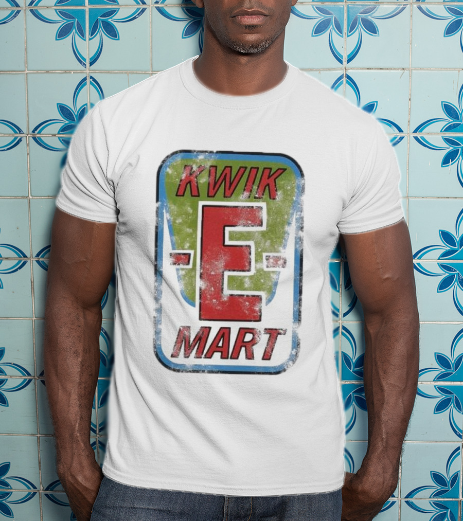 The Simpsons Kwik-E Mart Vintage Distressed Style T-Shirt