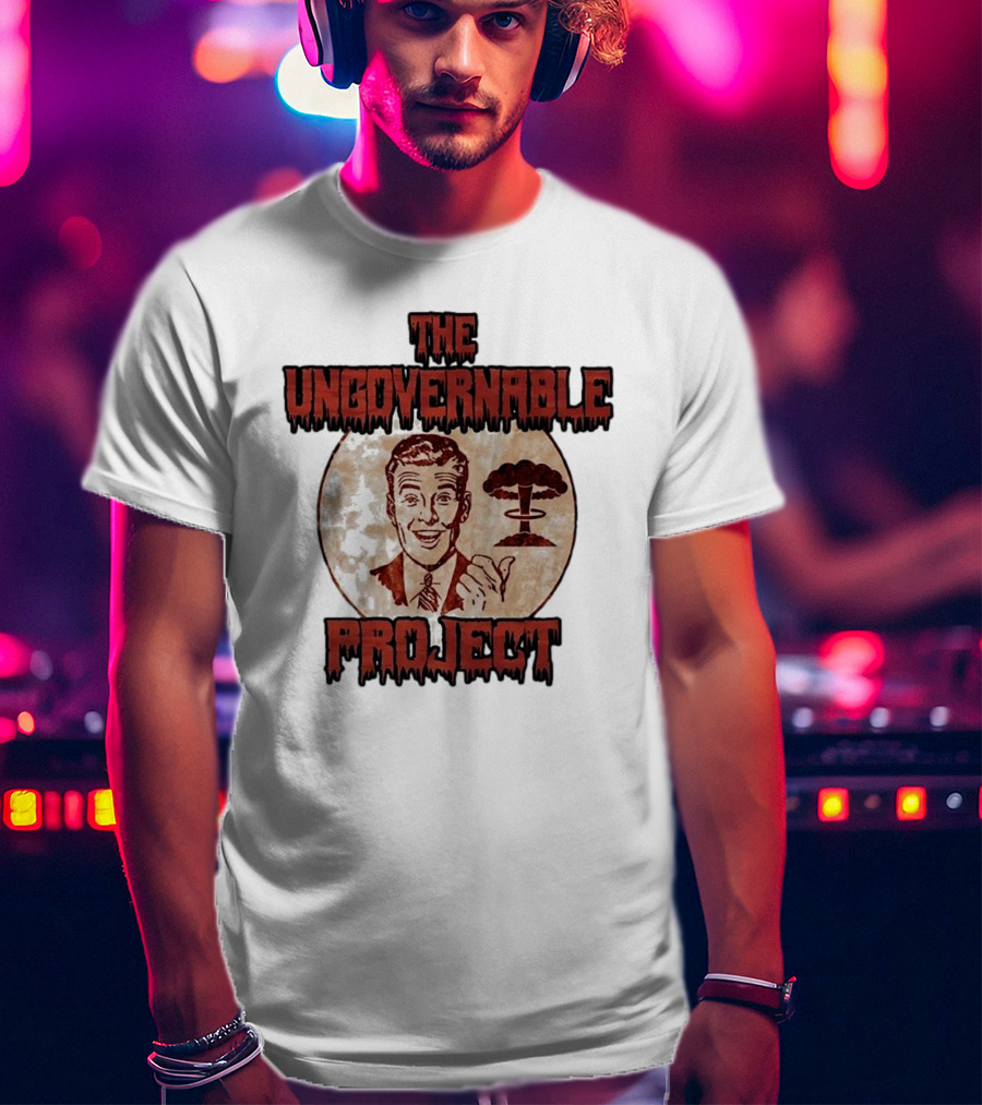 The Ungovernable Project Vintage Cartoon Nuclear Explosion T-Shirt