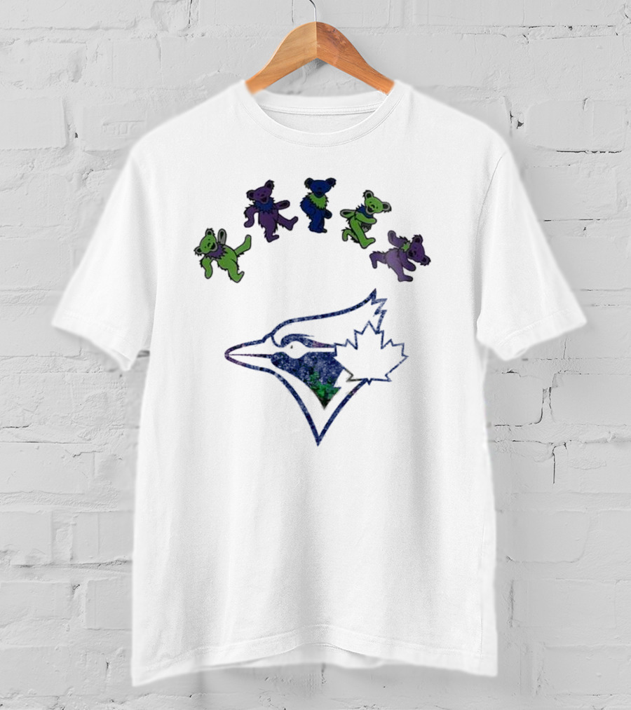 Toronto Blue Jays Grateful Dead Dancing Bears Night 2025 T-Shirt