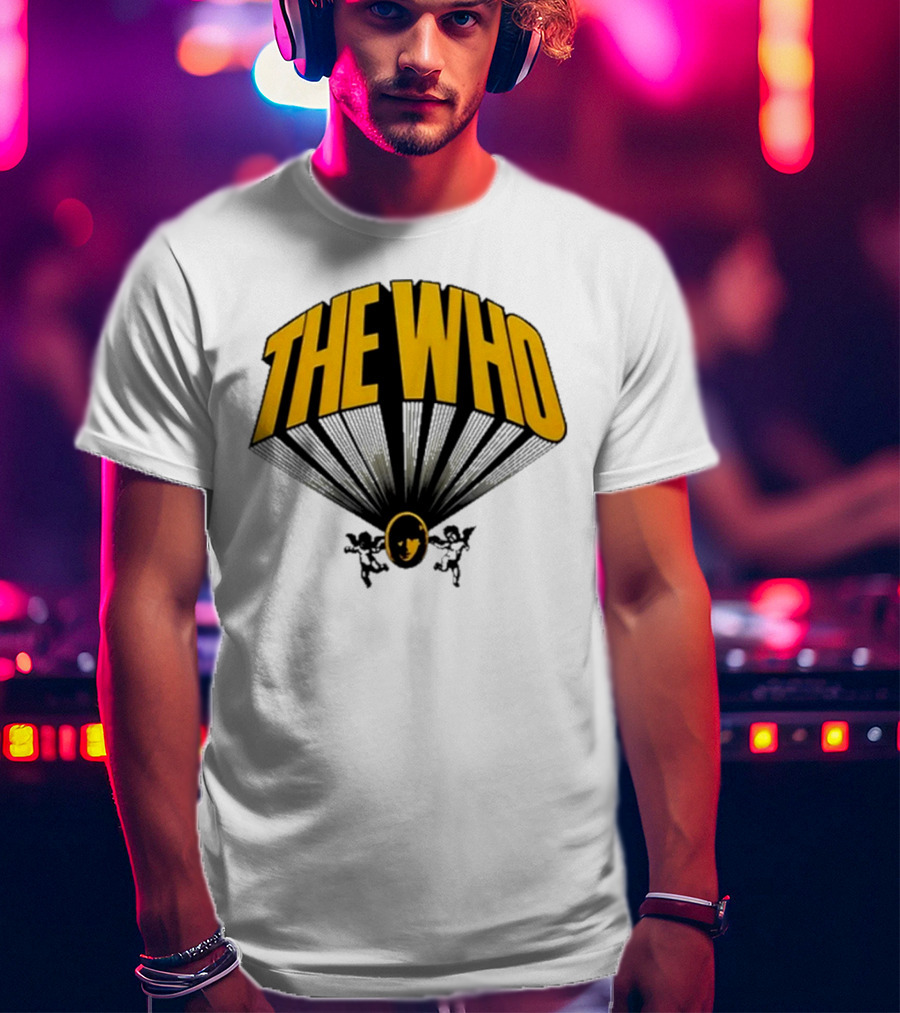 The Who Drum Skin Iconic Band Logo T-Shirt