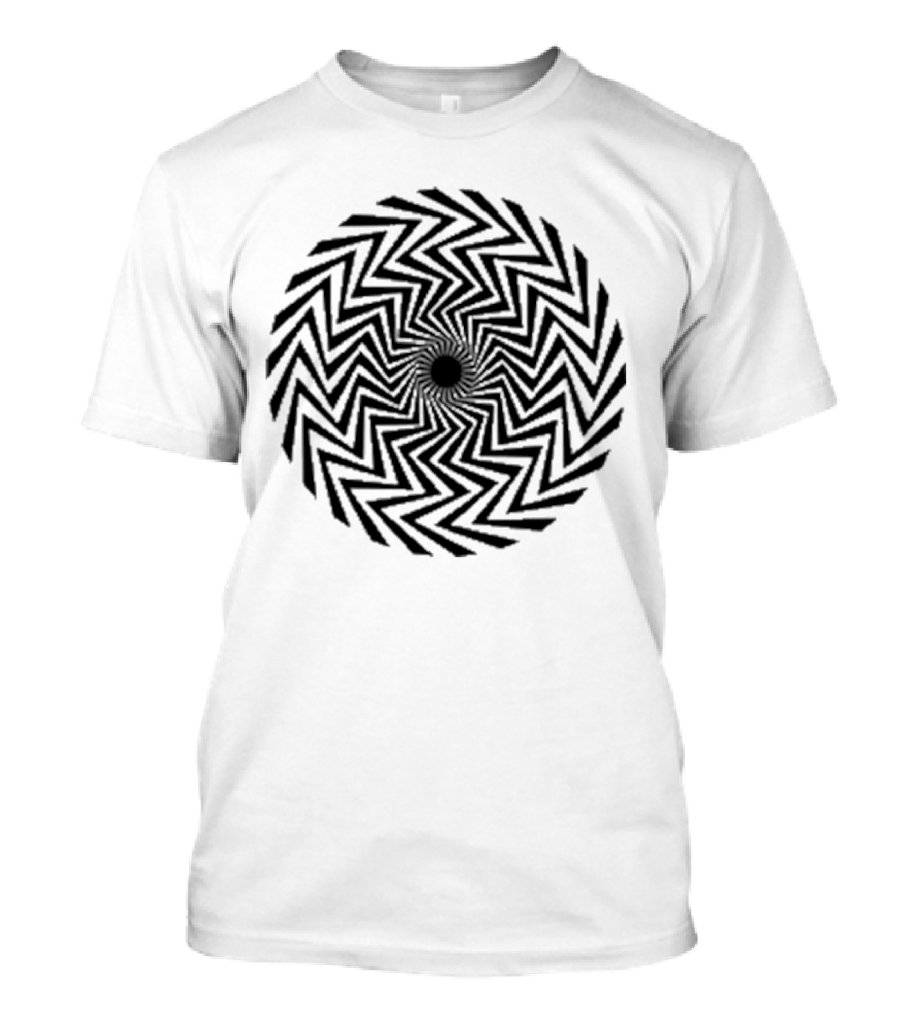 The Who X Modfather Black Spiral Union Jack British Mod Target T-Shirt