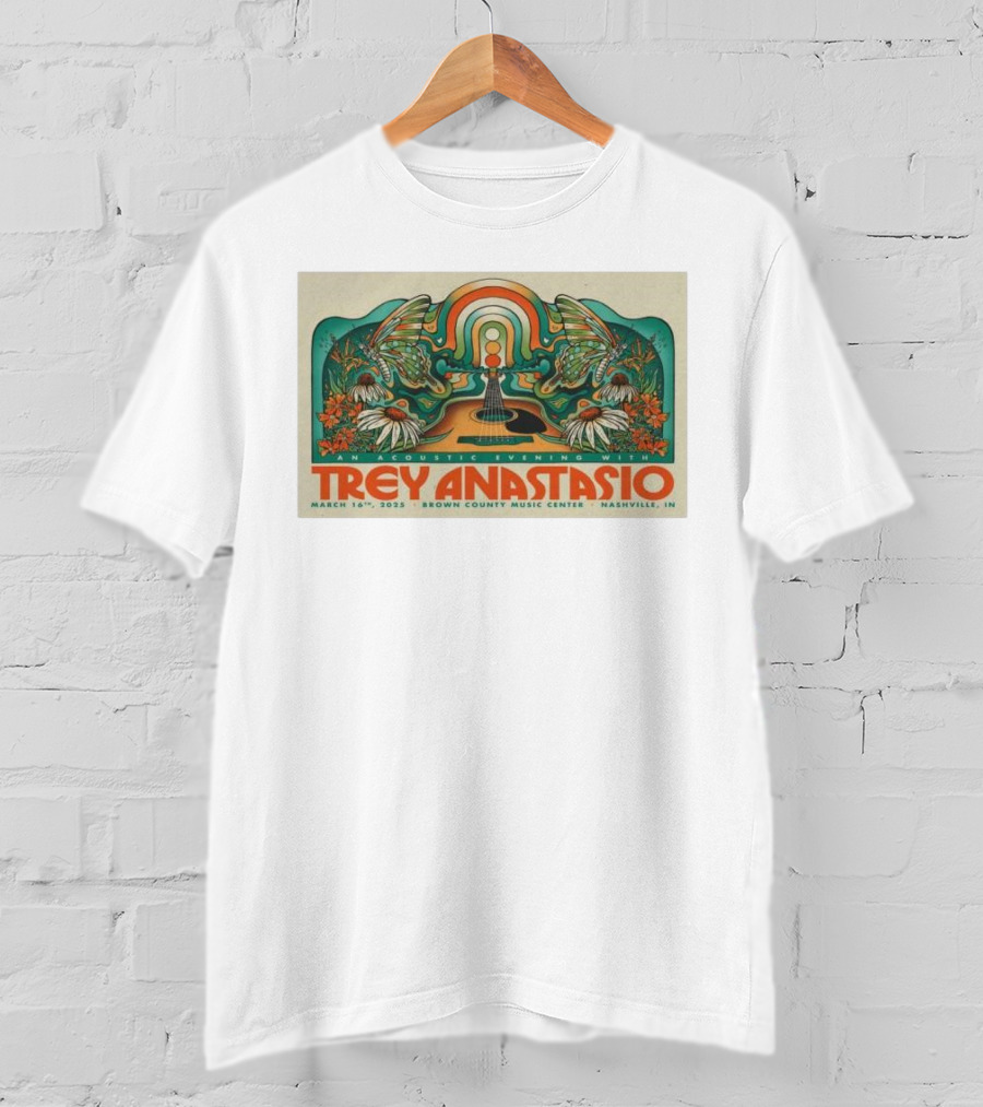 An Acoustic Evening With Trey Anastasio March 16 2025 Brown County Music Center Nashville IN T-Shirt
