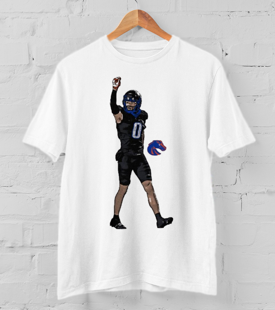 Ty Benefield Boise State Broncos Football Comic Character T-Shirt