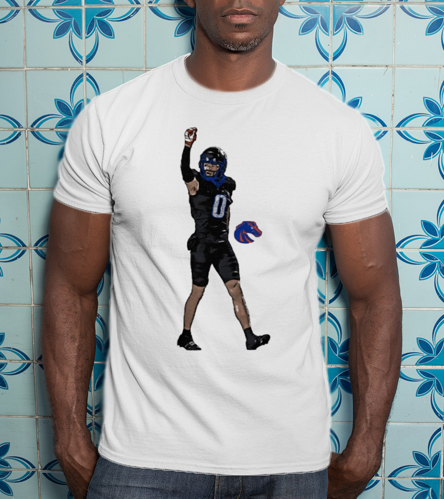 Ty Benefield Boise State Broncos Football Comic Character T-Shirt