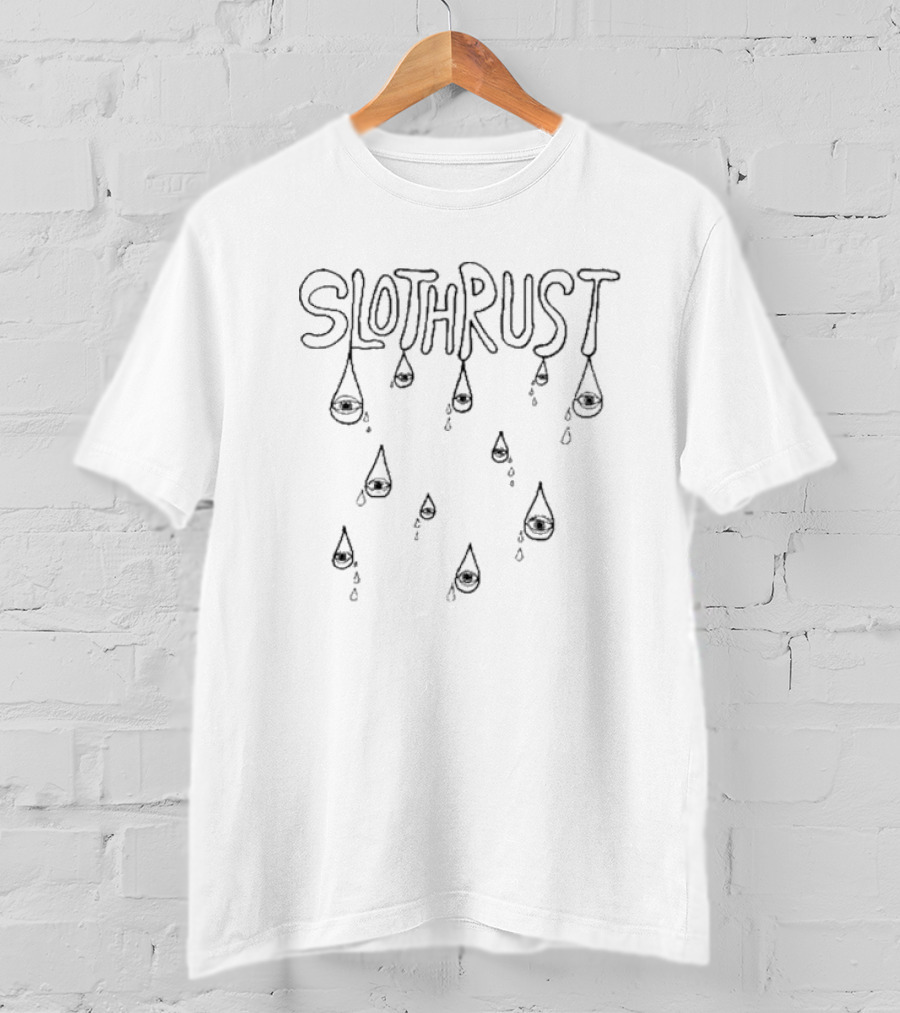 Valentine's Day Slothrust Crying Tears S Design T-Shirt