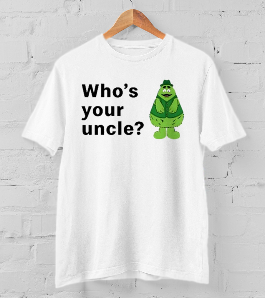 Uncle O’grimacey Who’s Your Uncle Green Character St Patrick’s Day T-Shirt
