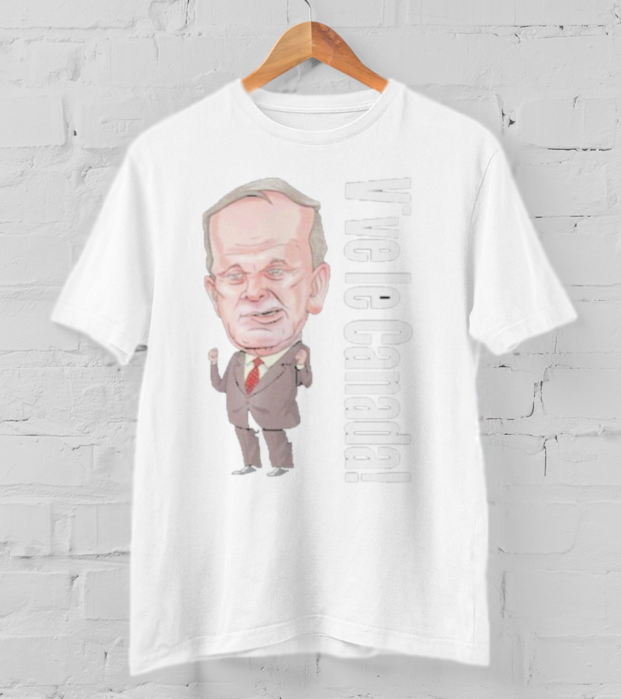 Vive Le Canada Premium Jean Chretien Caricature T-Shirt