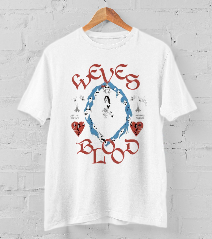 Weyes Blood Gettin Higher Hearts Aglow Icon T-Shirt
