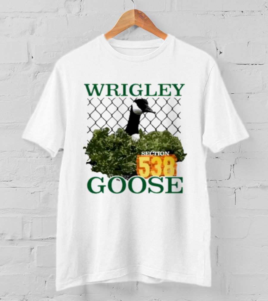 Wrigley Goose Section 538 Chicago Cubs Stadium Fan Apparel T-Shirt