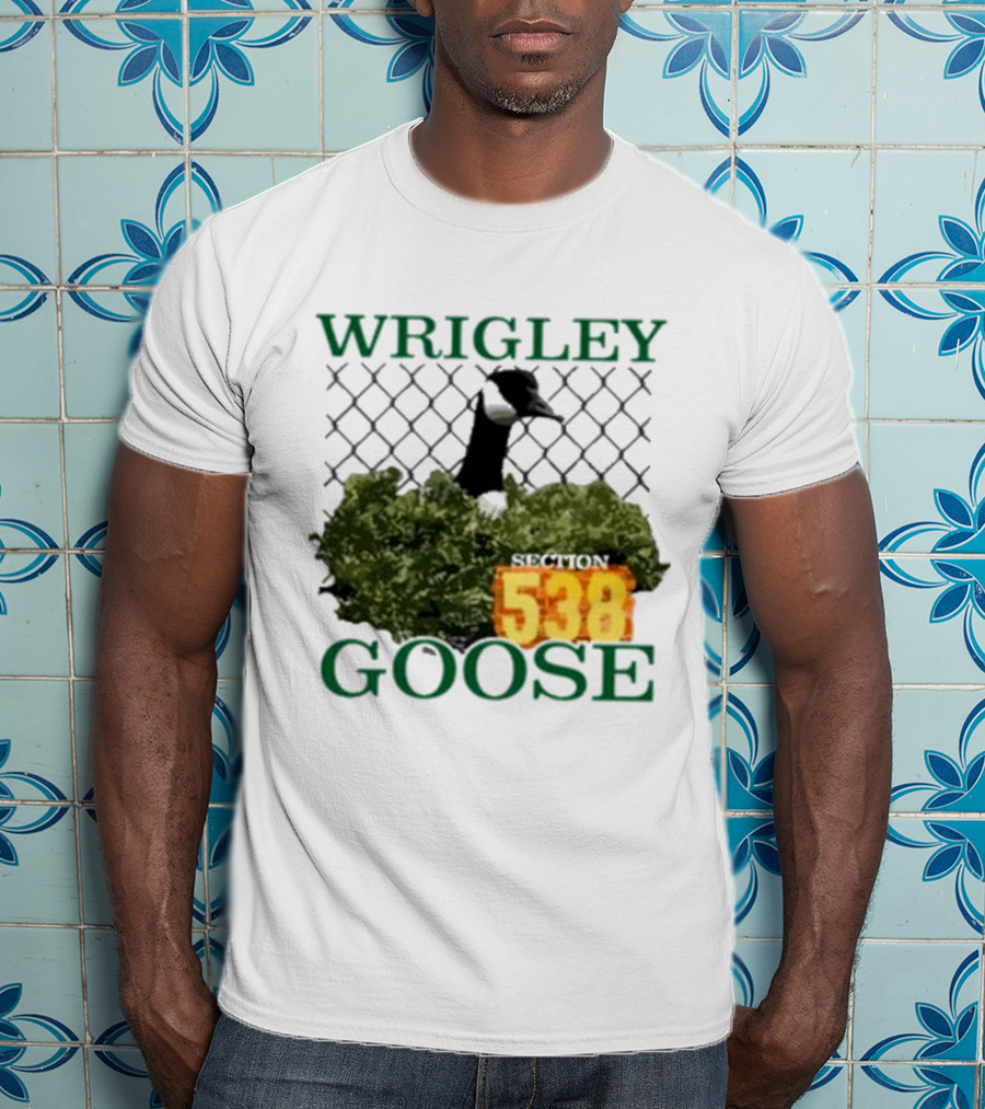 Wrigley Goose Section 538 Chicago Cubs Stadium Fan Apparel T-Shirt