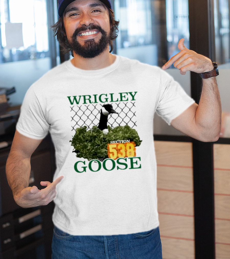 Wrigley Goose Section 538 Chicago Cubs Stadium Fan Apparel T-Shirt