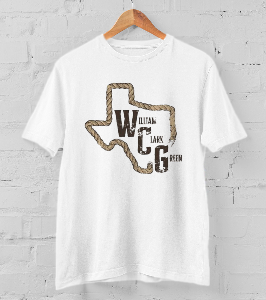 William Clark Green WCG Texas Rope Outline T-Shirt
