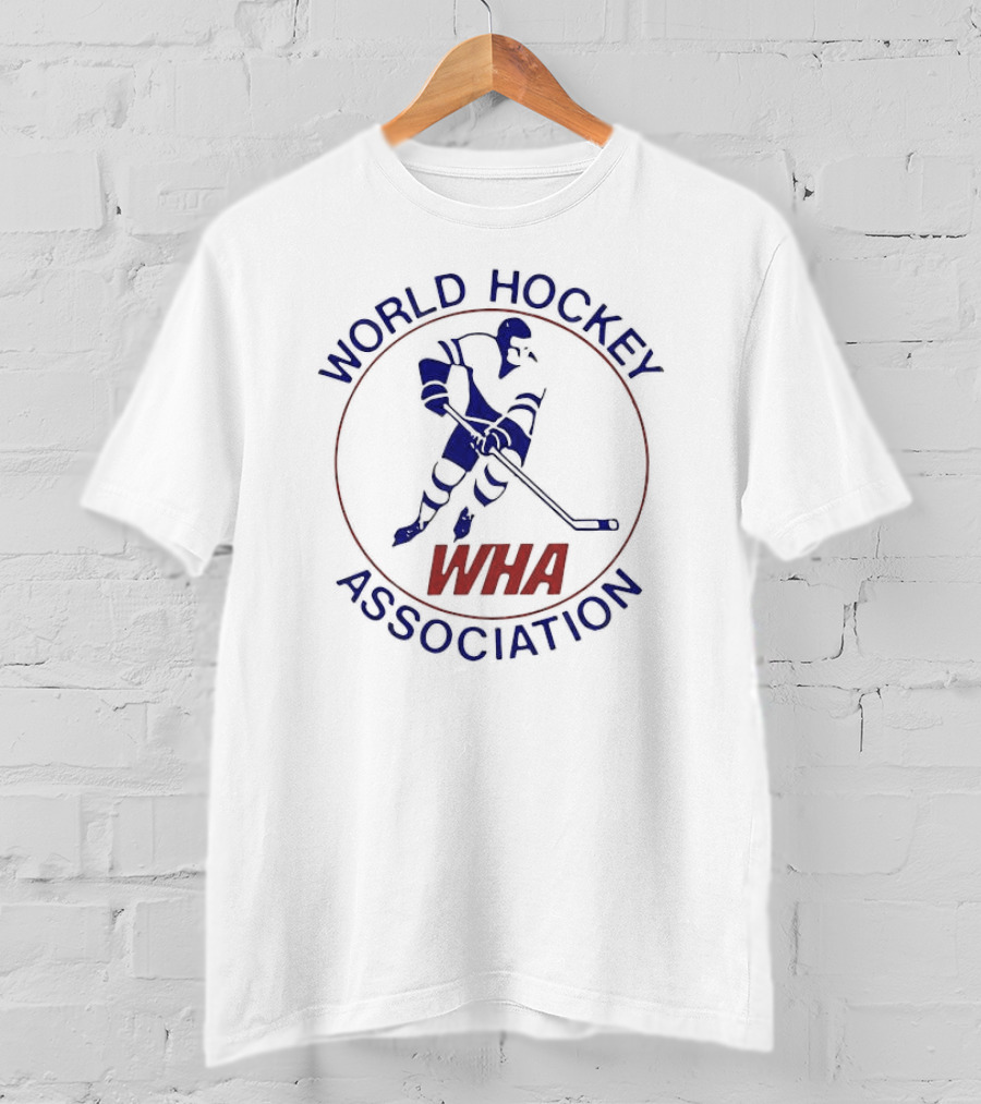 World Hockey Association WHA Player Emblem T-Shirt